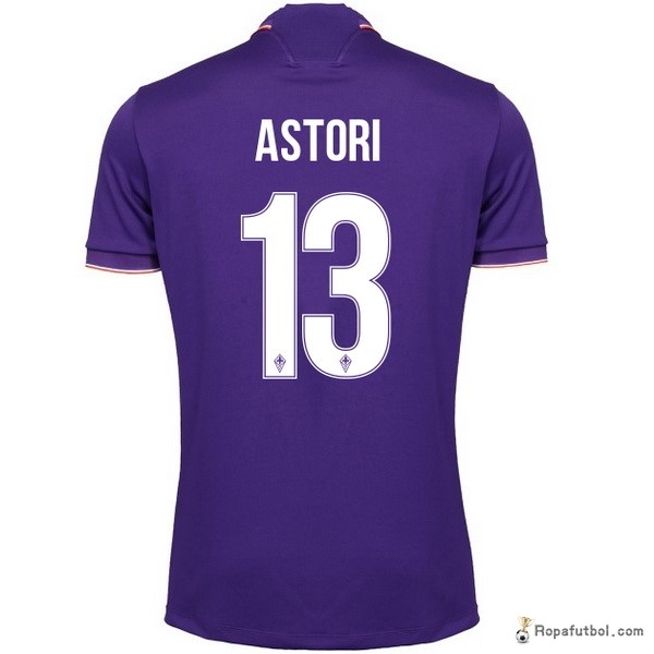 Camiseta Fiorentina Replica Primera Ropa Astori 2016/17 Purpura